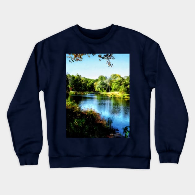 Summer - Peaceful Lake Crewneck Sweatshirt by SusanSavad